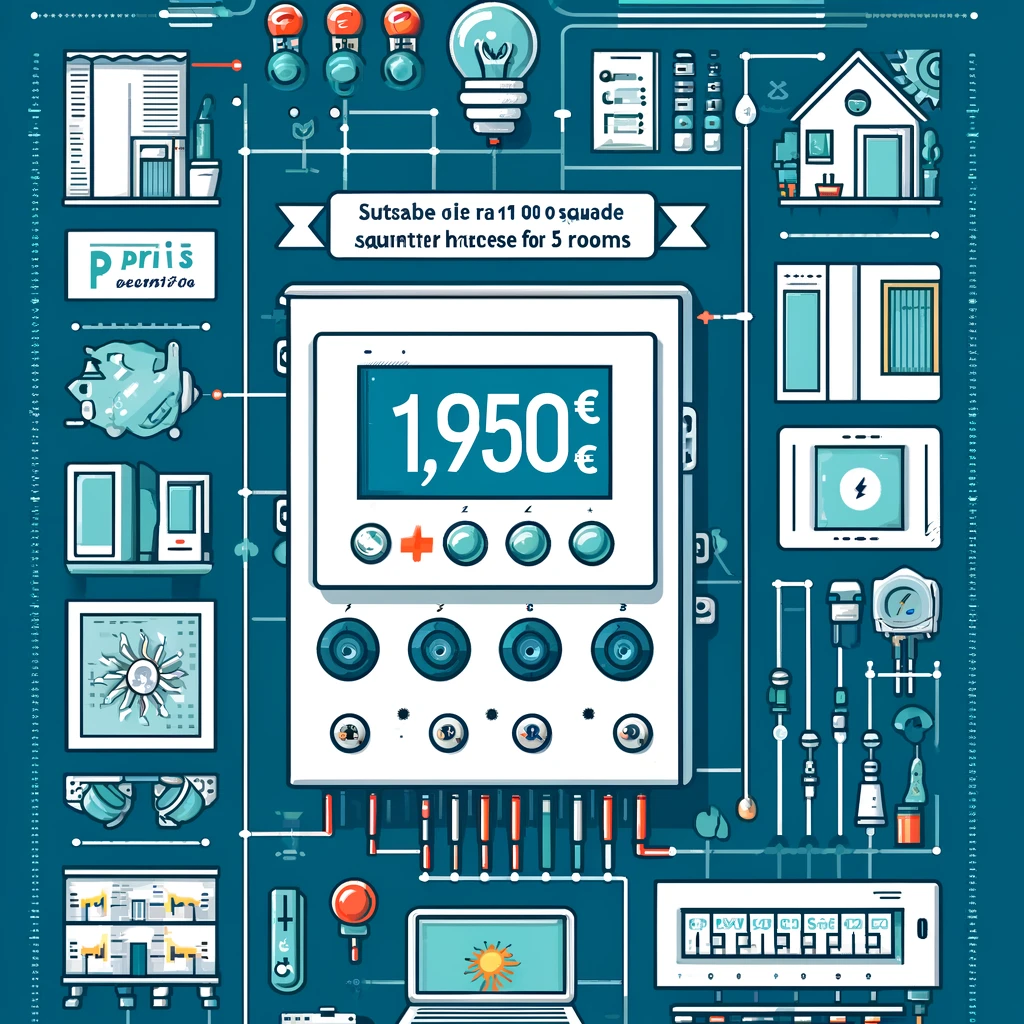 prix du tableau électrique pour une maison de 100 m² 1950 euro